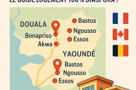 Top 5 des quartiers où vivre à Douala et Yaoundé